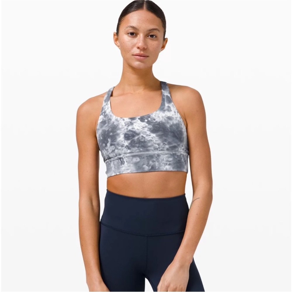 Lululemon Energy Bra Long Line Marble